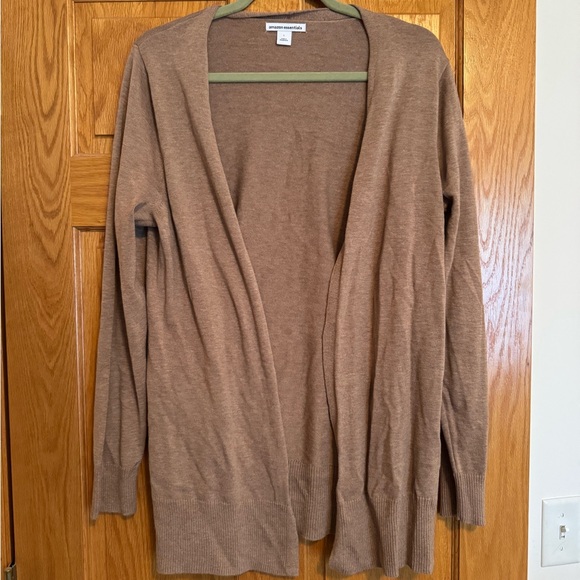 Amazon Essentials Women's Brown Cardigan Sweater - Picture 1 of 2